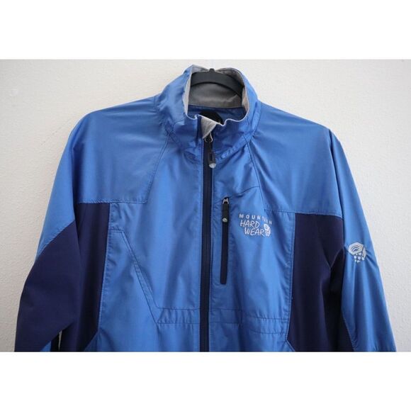 Mountain Hard Wear OM3894 Men's Sz Small Blue/Black Full Zip Windbreaker Jacket - Picture 3 of 10